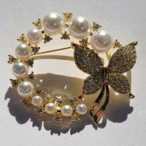 Wedding Brooches-Wedding Jewelry-Brooch-Flower Brooch-Gift for Her-Wedding Pin